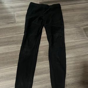 Girls L black leggings